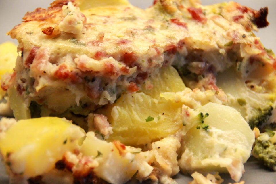Brokkoli-Kartoffel Auflauf mit Schinken | Küchen-Wiki.de