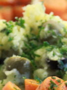 Kartoffelstampf mit Oliven