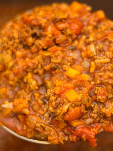 schnelle Bolognese mit Hackfleisch